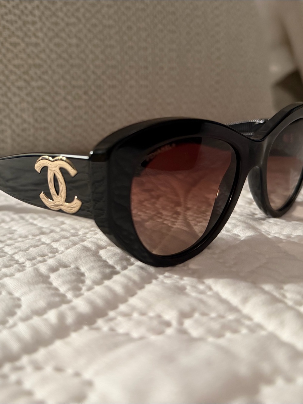 Chanel Butterfly Sunglasses with Gold CC Logo